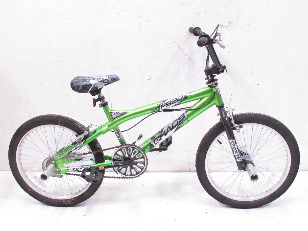 Chaos FS20 BMX neon green bike