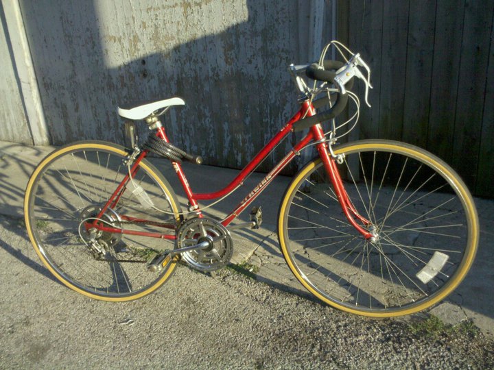 Woman's Red Schwinn Varsity