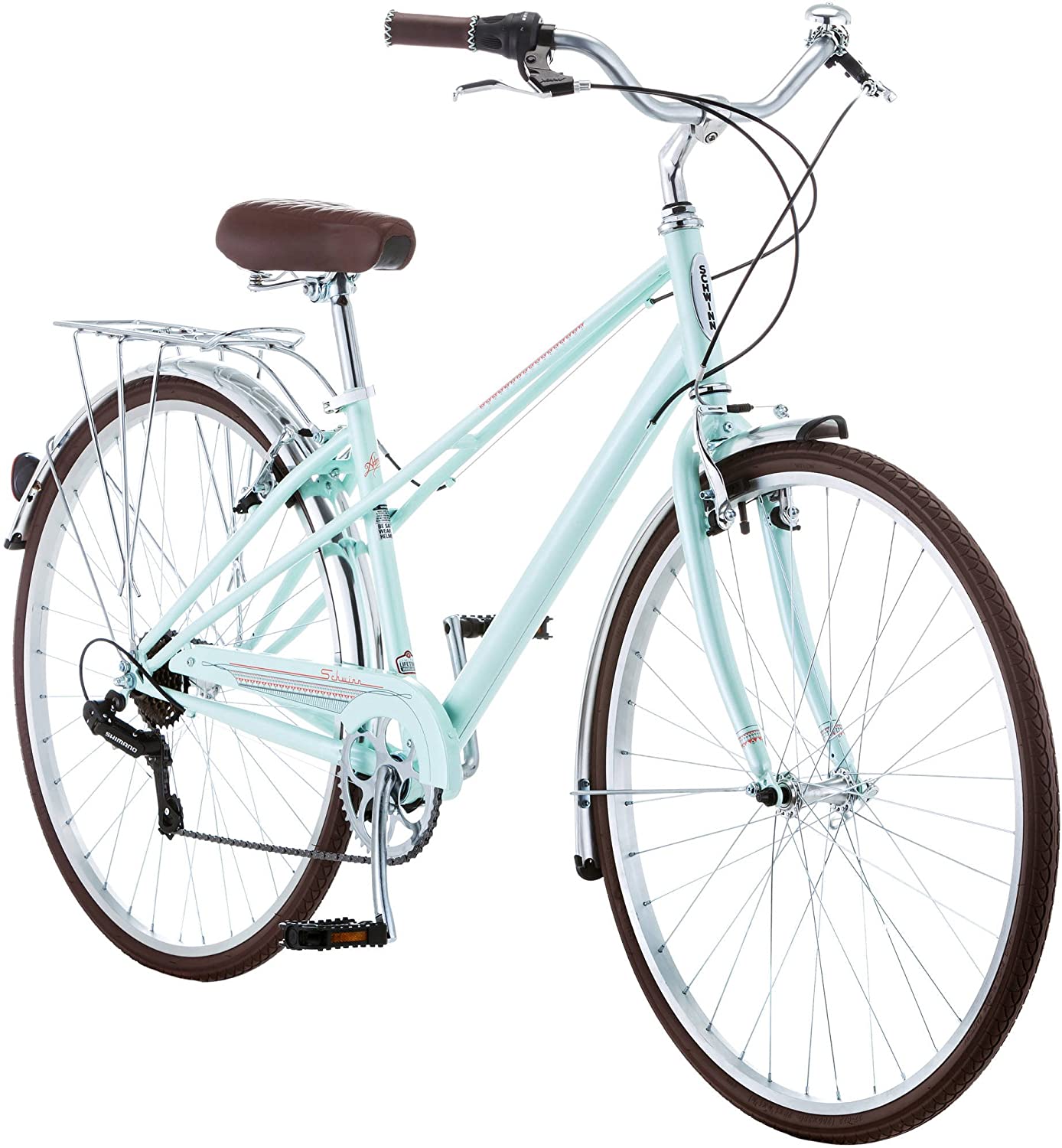 Schwinn Admiral Hybrid Bicycle, 700c wheels, 7 speeds, womens frame, blue