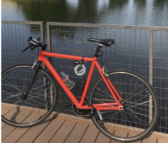 Custom built fixed gear bike 