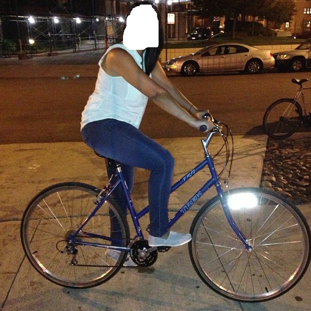 Trek Blue Hybrid Road Bike
