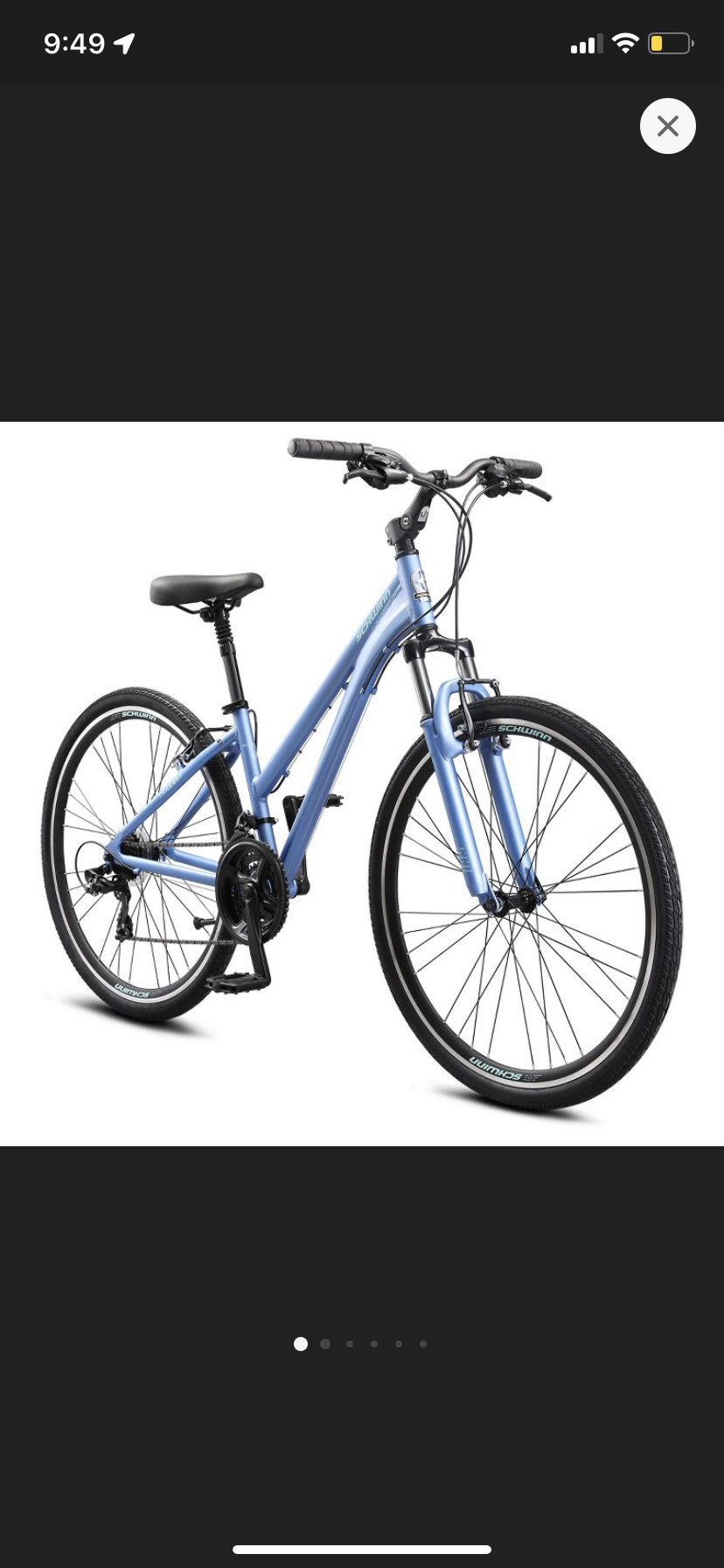 Schwinn Women’s Trailway 700c /28” hybrid bike - blue