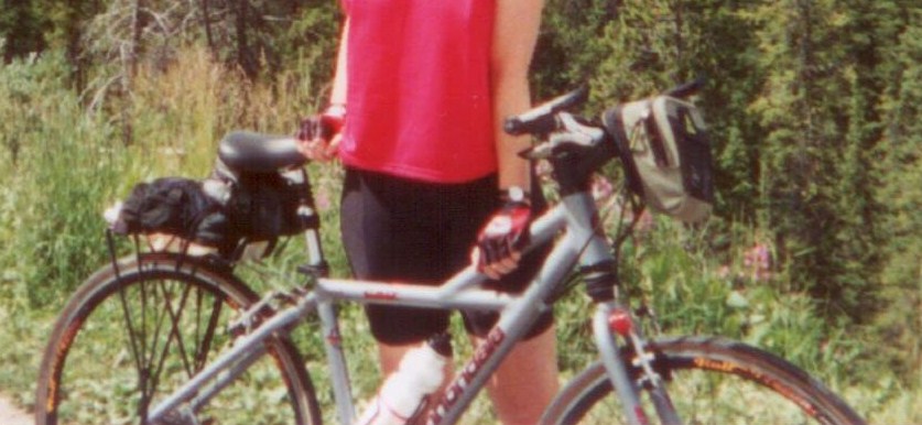 Cannondale 98 SP700 with racing tires substituted for original wide rim tires