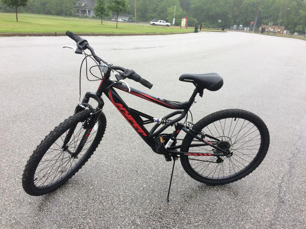 Make-Hyper 26" Shocker Men's Dual Suspension Mountain Bike, Black    Model-HYP-T26-1000
