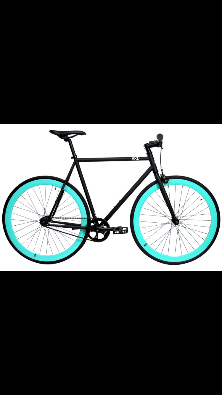 Golden Cycle Fixie (black/turquoise)