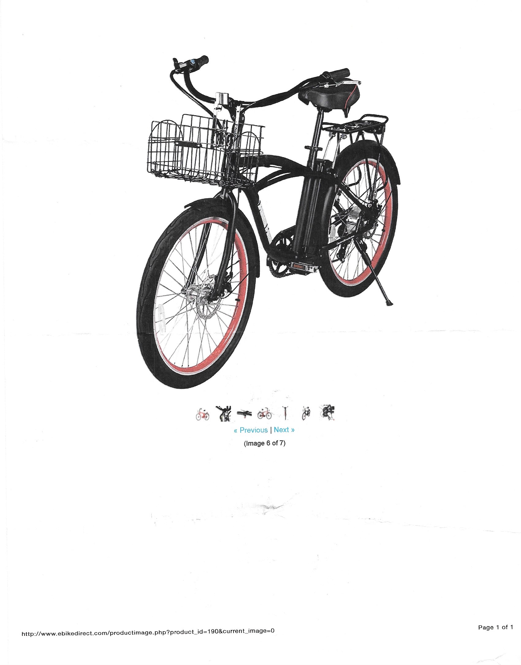 Newport Beach Cruiser Electric Bicycle - Black by X-treme Bike