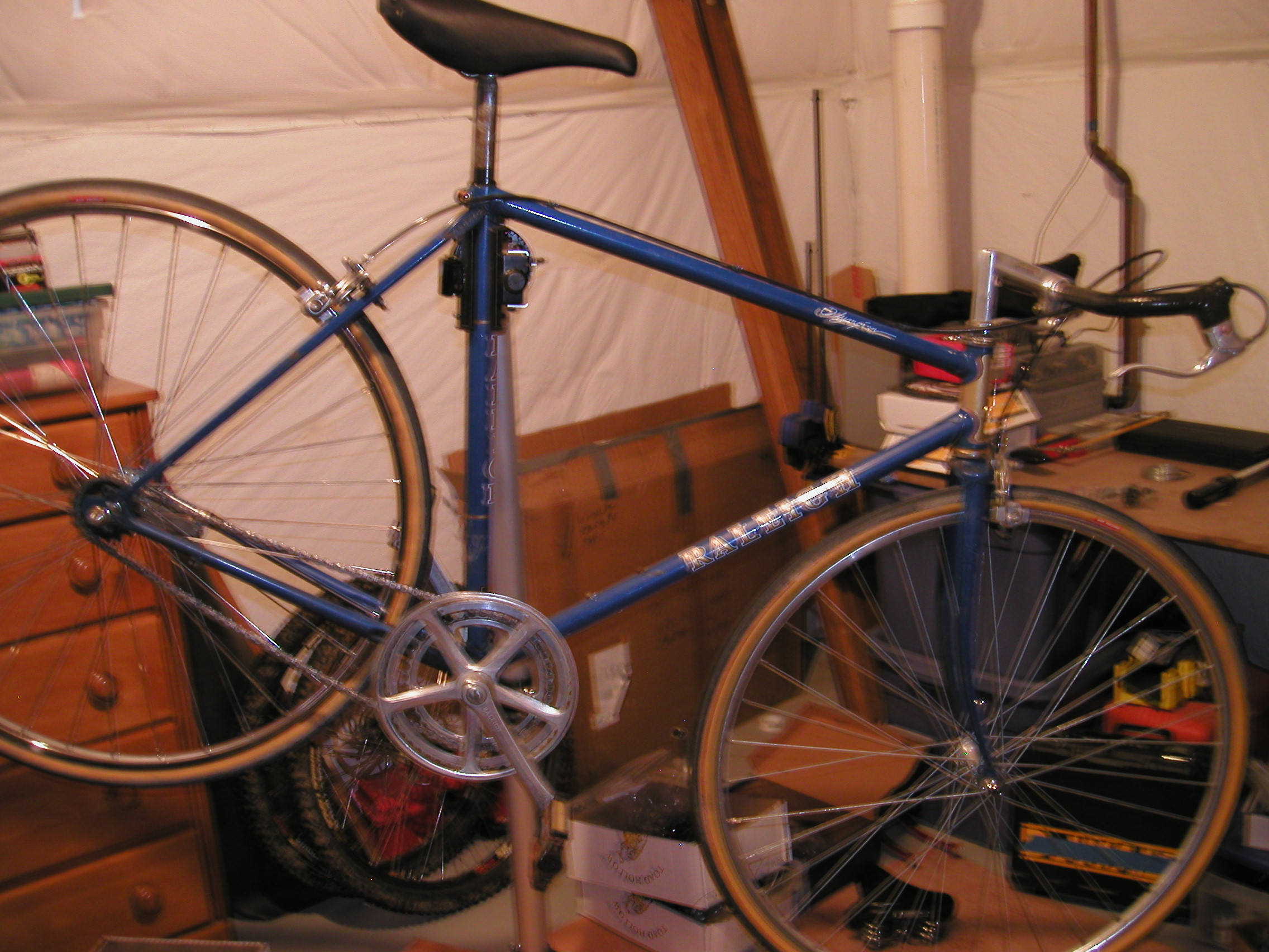 70s Raleigh Olympian Single Speed Conversion