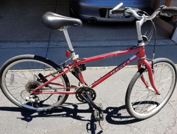 Terry Susan B Hybrid Bike (Small Maroon)