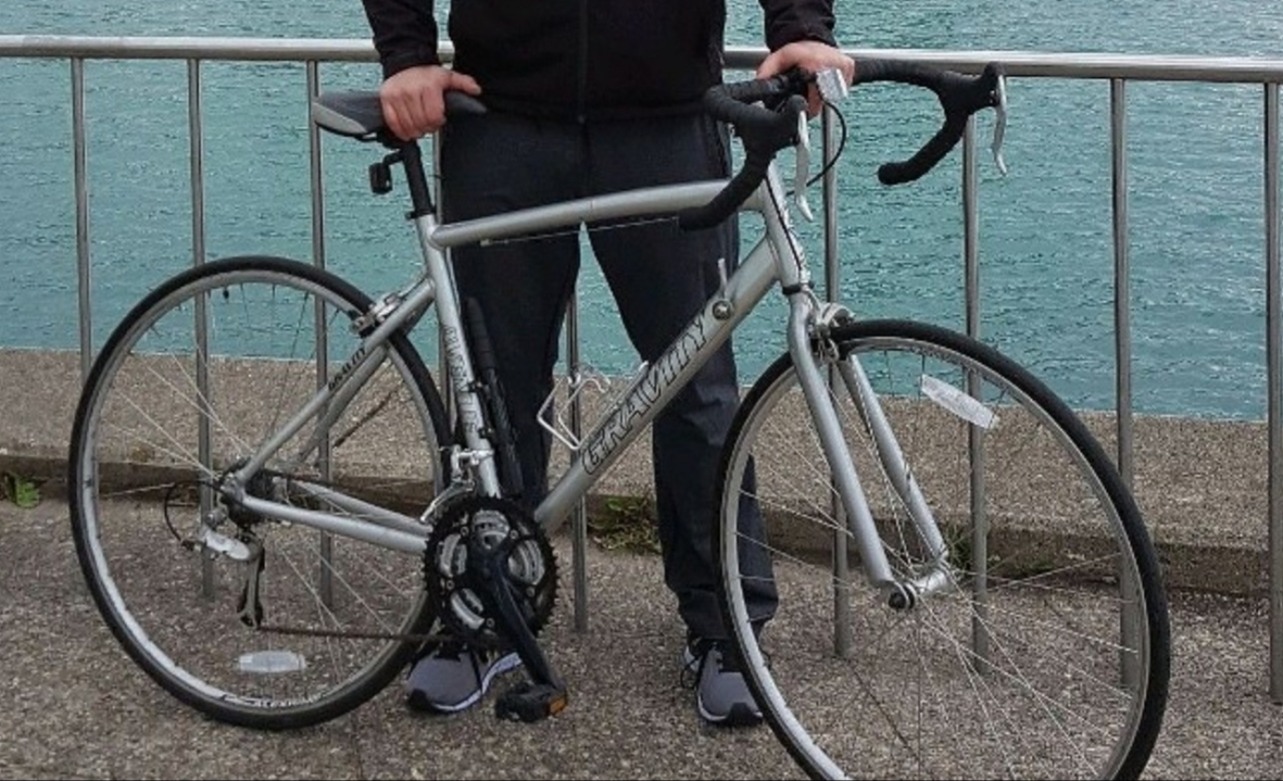 Gravity Road Bike (Silver/Black)