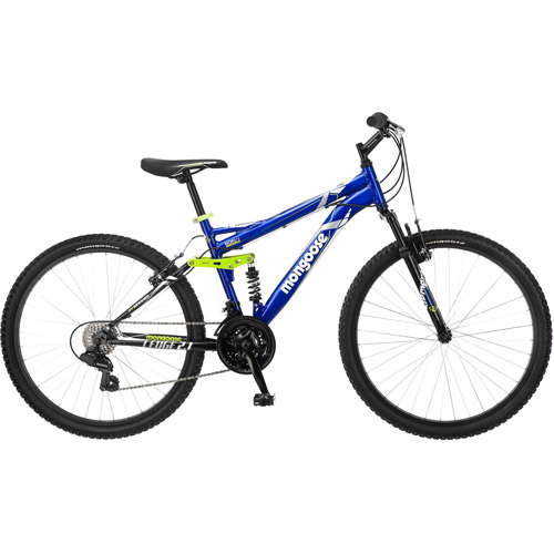 26" Mongoose Ledge 2.1 Men's Mountain Bike. Available Colors. Blue/Green