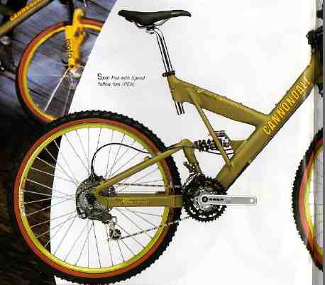 1998 Cannondale Super V900 Mountain Bike