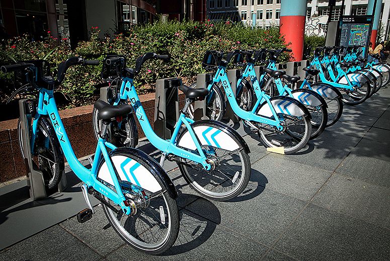 Divvy blue bike