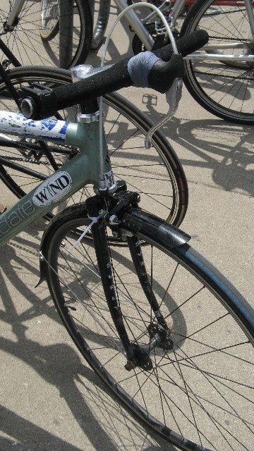 cannondale  converted to single speed