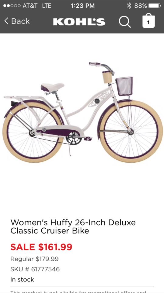 Huffy Deluxe Cruiser Classic