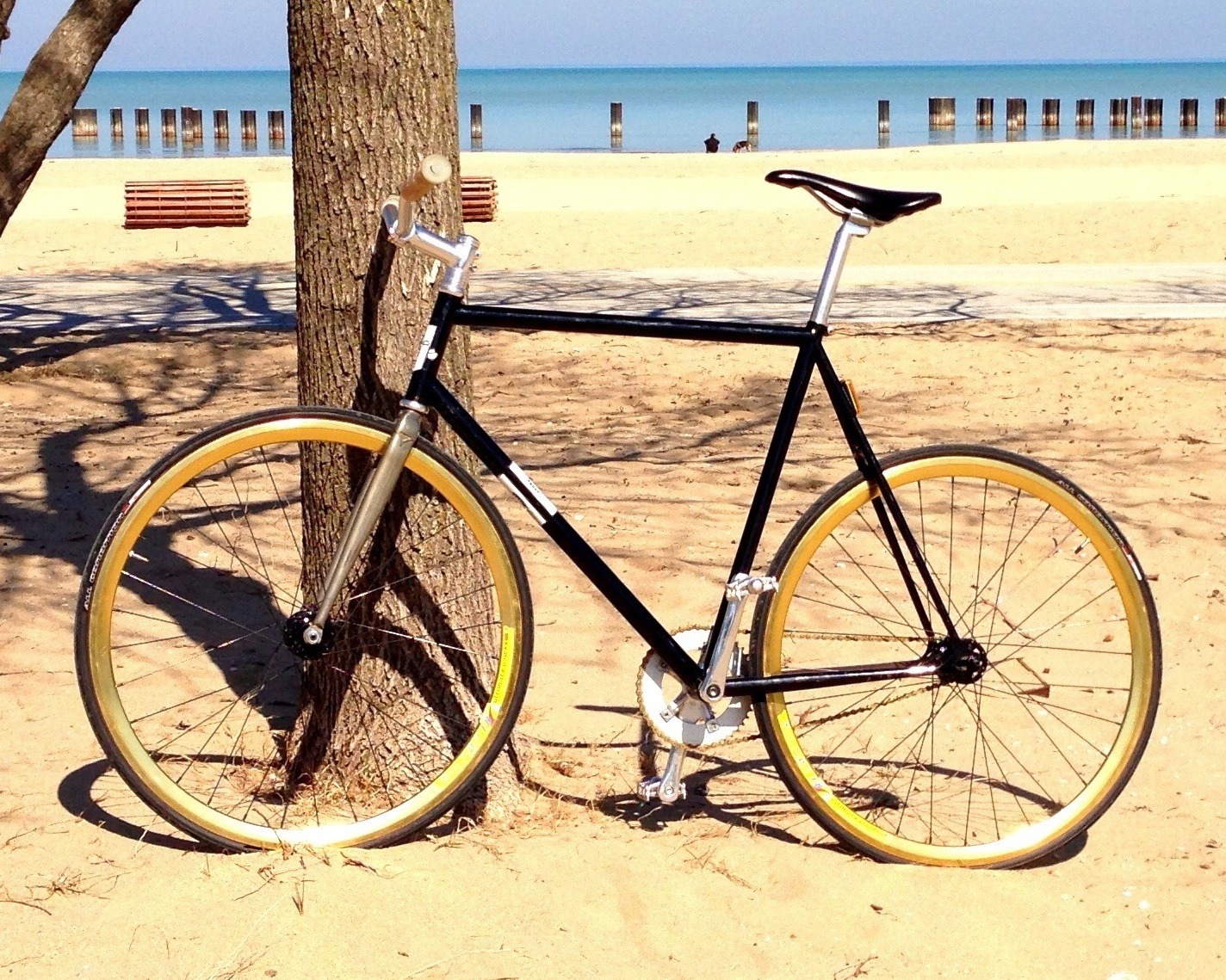 PAKE frame, various parts (frankenbike)