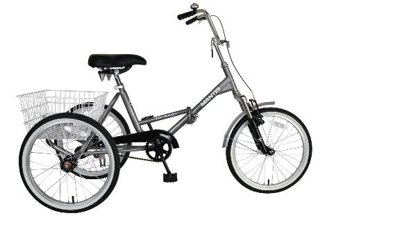 Mantis 67520 Tri-Rad Folding Trike Silver