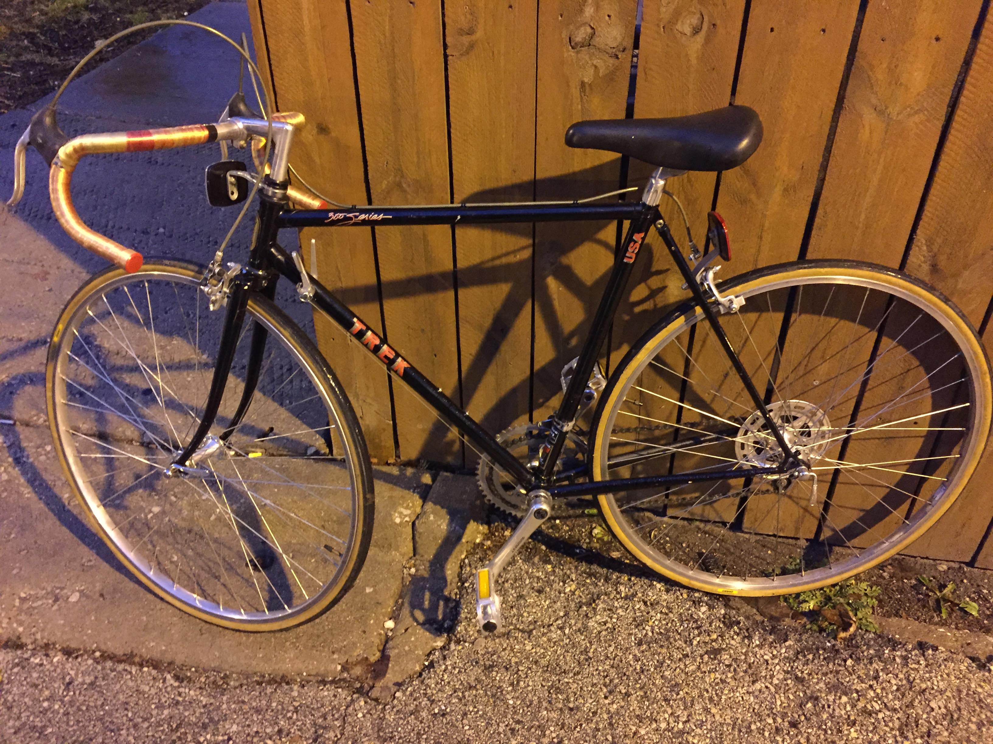 black trek 300 women's road bike