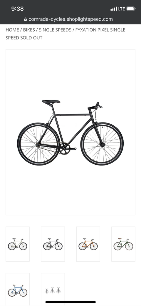 Fyxation Pixel single speed, black 