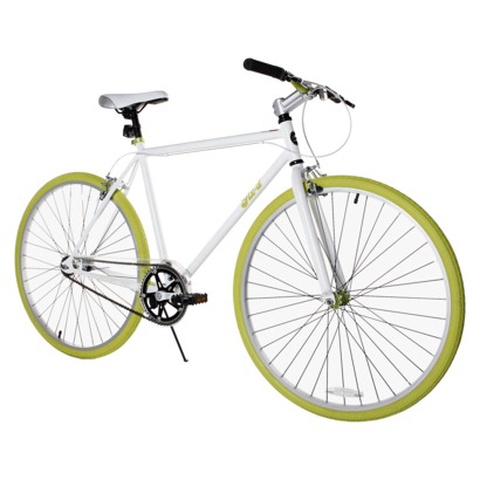 "MAGNA White / Silver / Lime Fixie - 28"