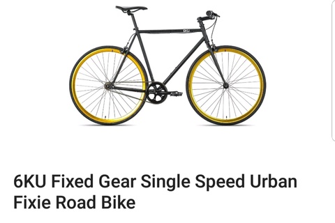 6KU Fixed gear single speed 