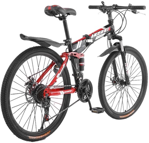 Vehpro folding mountain bike full suspension