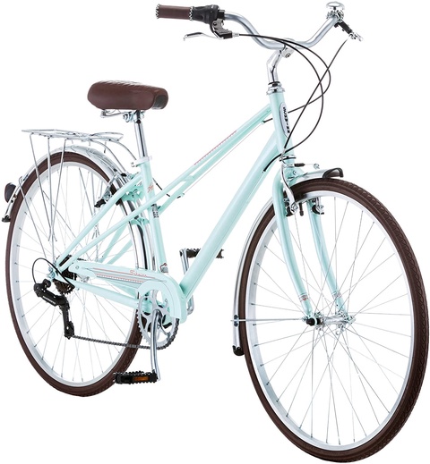 Schwinn Admiral Hybrid Bicycle, 700c wheels, 7 speeds, womens frame, blue