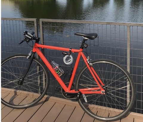 Custom built fixed gear bike 