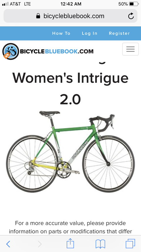 Raleigh Intrigue 2.0