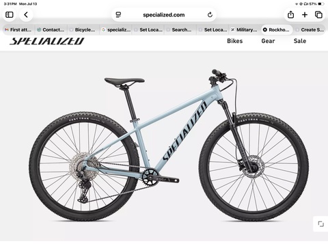 Specialized ROCKHOPPER ELITE 27.5 GLOSS ARCTIC BLUE / BLACK