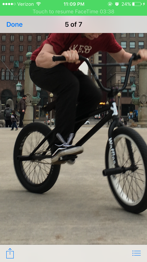 custom frame is a sunday soundwave 20.75 top tube, we the people bars, mutiny cranks, gsport back wheel, dk orbit front wheel, fly ruben front tire, odyssey aaron ross back tire 