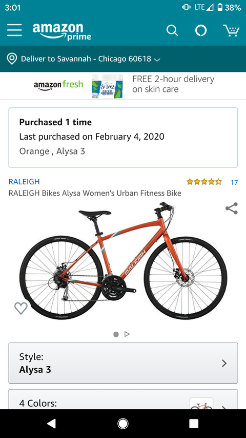 Raleigh Alysa 3