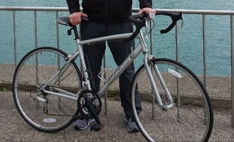 Gravity Road Bike (Silver/Black)