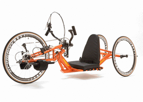Topend  XLT Gold Handcycle 3 wheeled