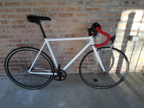 White Fixed Gear
