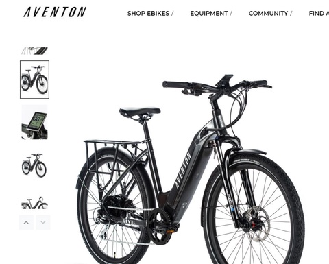 Aventon level Bike step thru