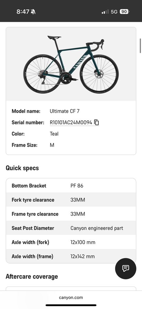 Canyon Ultimate CF 7