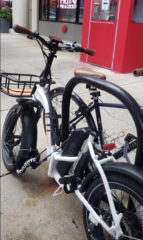 Rad Power Mini foldeable with Basket WHITE