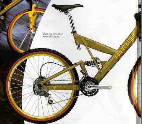 1998 Cannondale Super V900 Mountain Bike