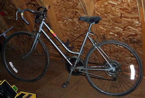 Silver Huffy Strider Women's Bike