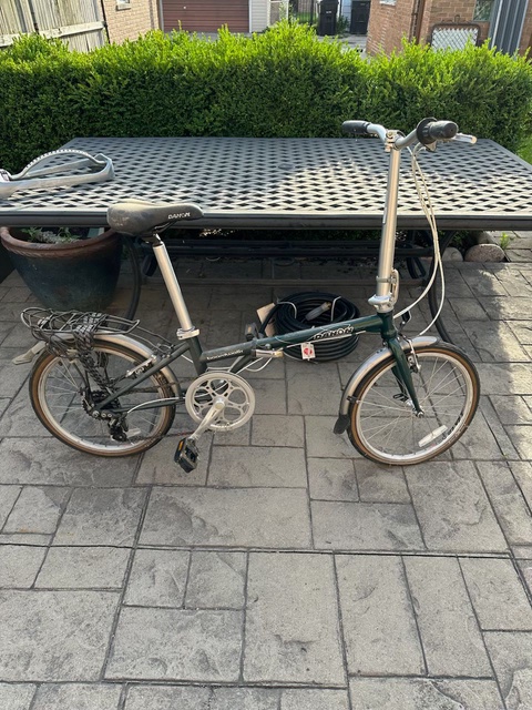 DAHON Boardwalk 7-SPD FOLDING BIKE 4130 7 Speed Green