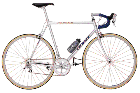 Giant Peloton 8200  with Alex Rims, Carbon front fork and Shimon RSX Groupset. 