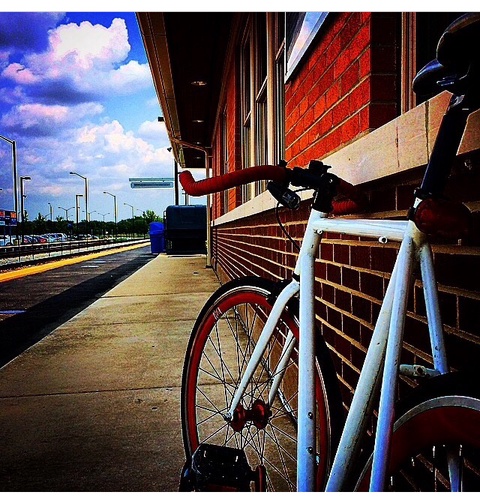 Generic steel frame. Fixed gear. 