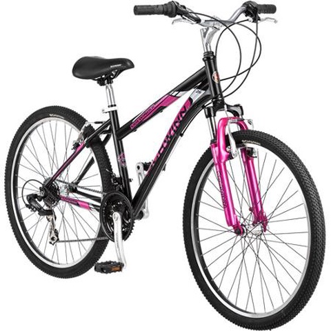 Schwinn Sidewinder Women's Mountain Bike, Black/Pink