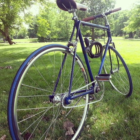 Vintage Schwinn (Custom Navy Blue paint)